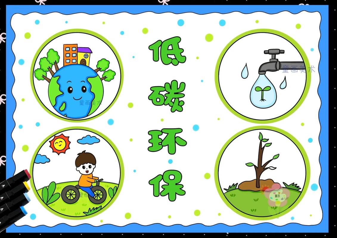 綠色生活，從我做起——低碳環保兒童繪畫